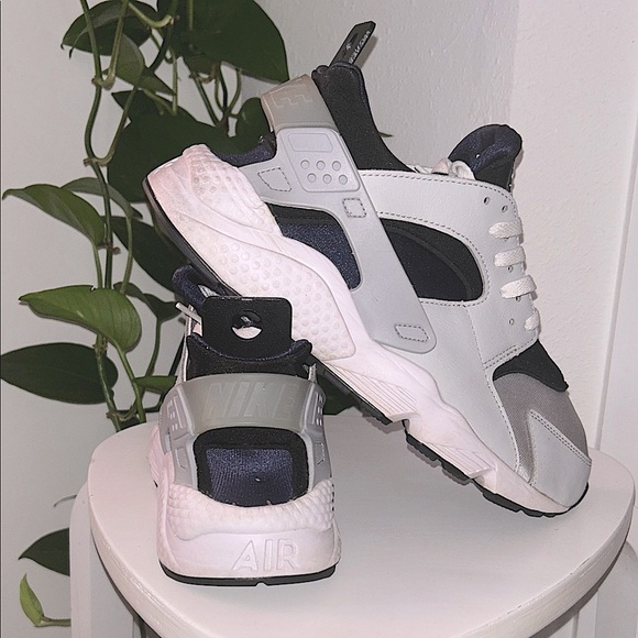 Nike Air Huarache Sneaker Grey Fog/Blue - Picture 3 of 4